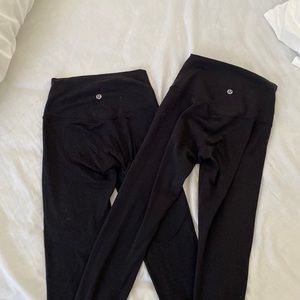 TWO lululemon align leggings (25” AND 28”)